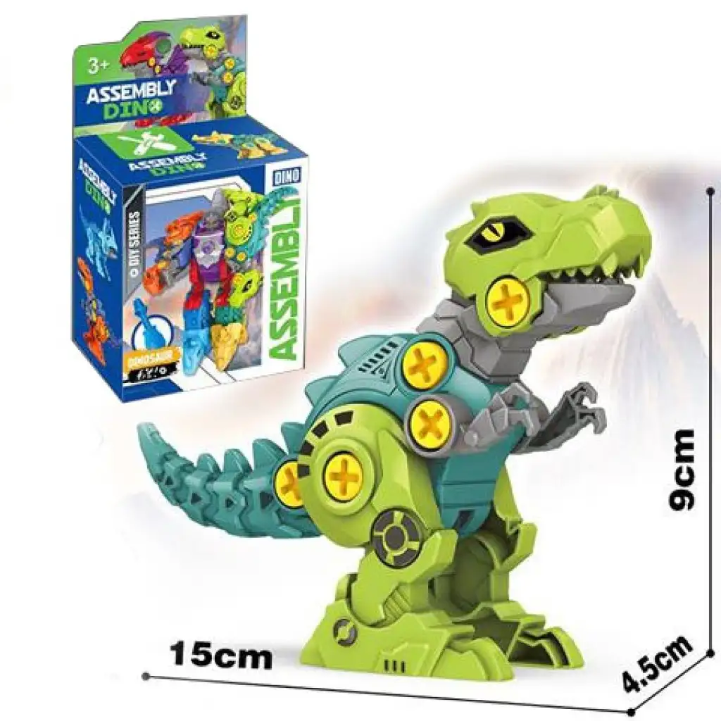 Összeszerelhető T-rex dinoszaurusz játékszett kép 1