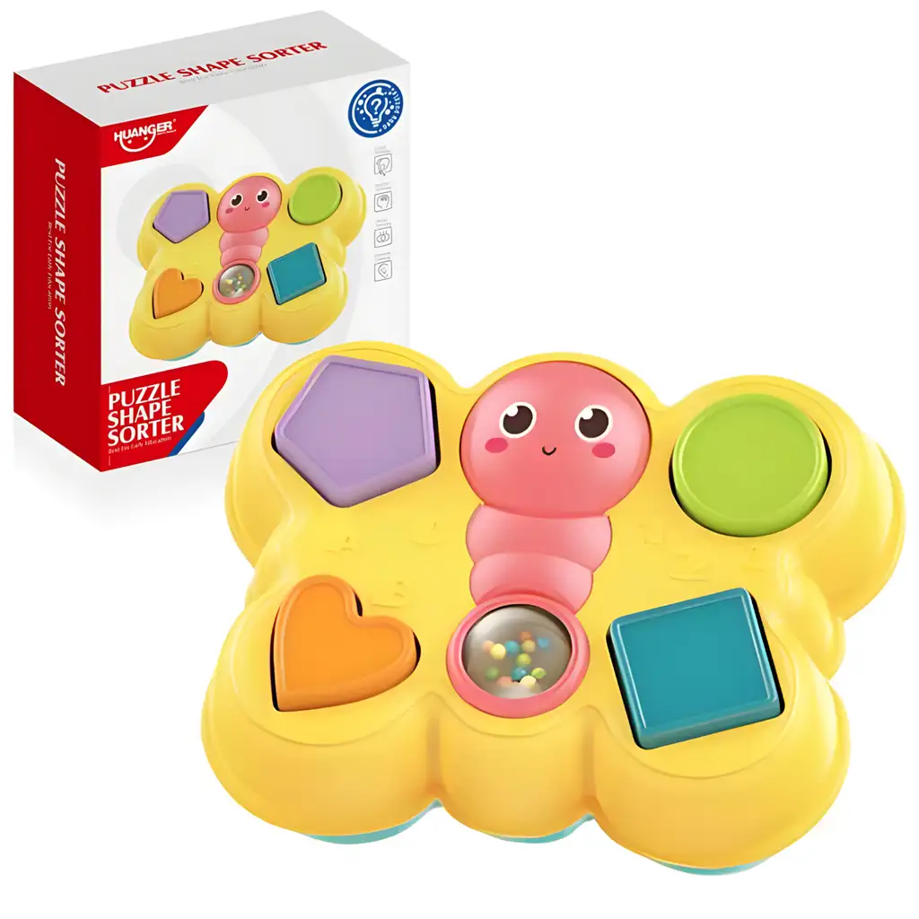 Happy World: Pillangó formaillesztő játék 19cm kép 1