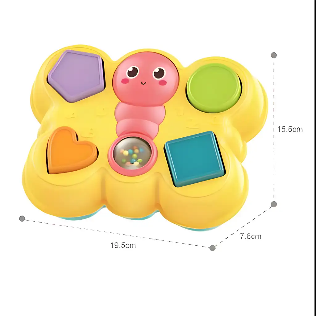 Happy World: Pillangó formaillesztő játék 19cm kép 3