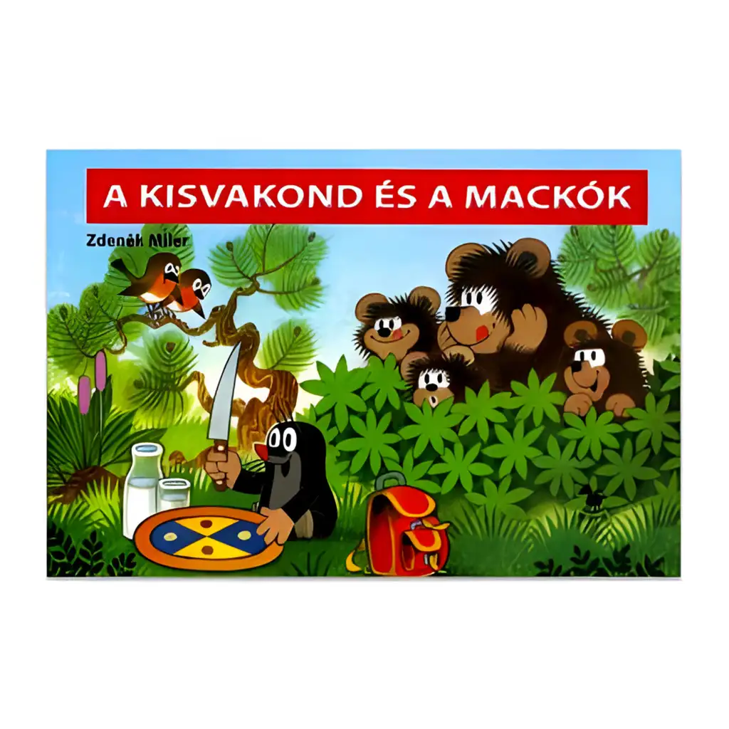 Móra: Zdeněk Miler - A kisvakond és a mackók lapozó mesekönyv kép 1