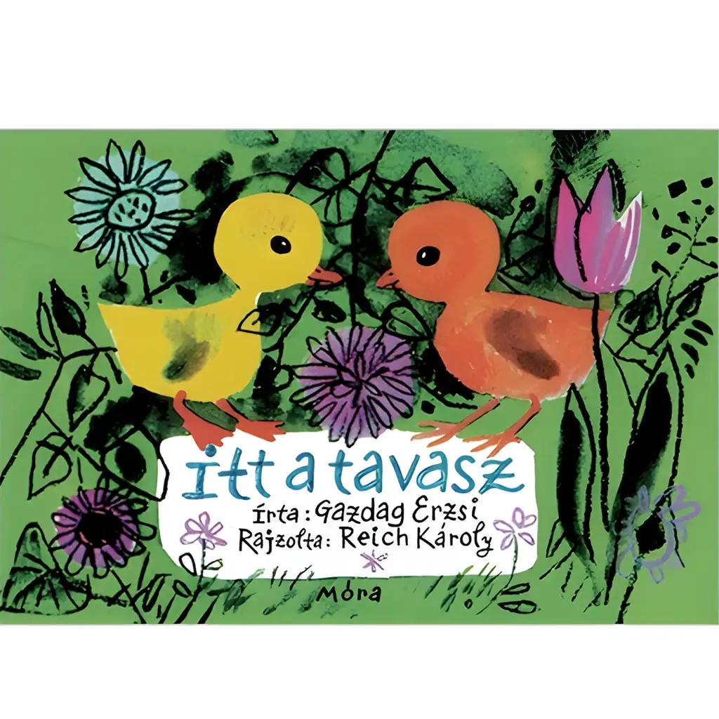 Móra: Itt a tavasz verses lapozó könyv kép 1