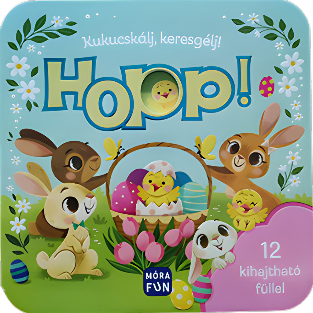 Móra: Kukucskálj, keresgélj! - Hopp! mesekönyv 12 kihajtható füllel kép 1
