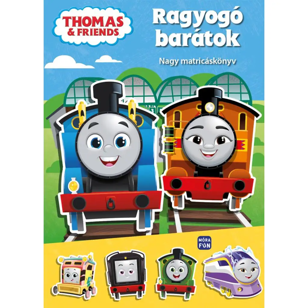 Móra: Thomas és barátai – Ragyogó barátok nagy matricáskönyv kép 1