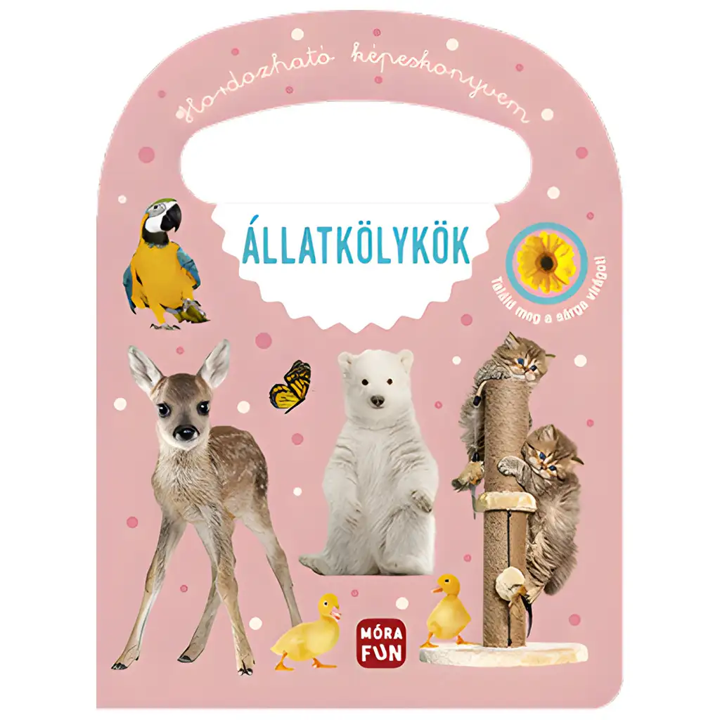 Móra: Hordozható képeskönyvem - Állatkölykök foglalkoztató könyv kép 1