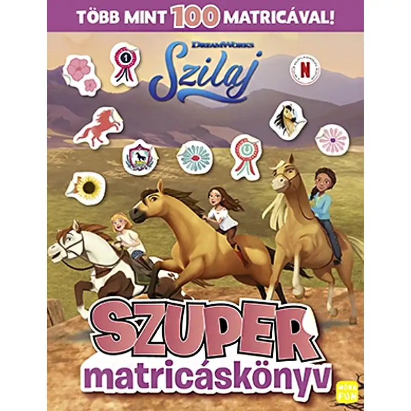 Móra: Szilaj - Szuper matricáskönyv - Több mint 100 matricával! kép 1