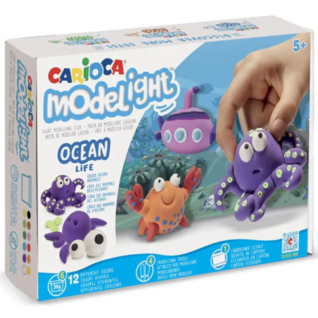 Modelight Maxi Play Box Óceán gyurma szett - Carioca kép 1