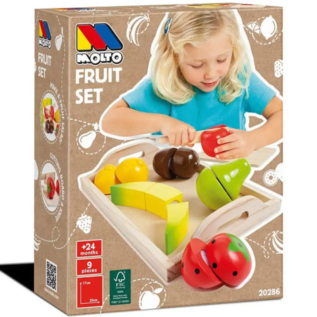 Molto: Fa gyümölcsszett tálcával 9db-os kép 1
