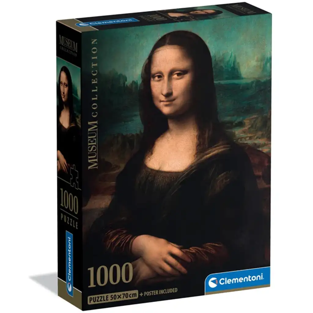Museum Collection: Leonardo da Vinci - Mona Lisa 1000db-os puzzle - Clementoni kép 1