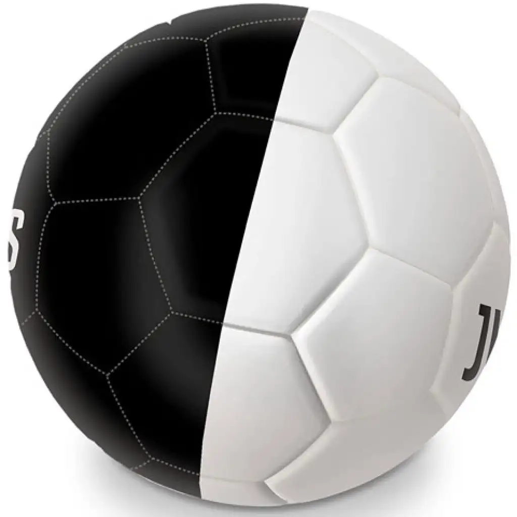 Fekete-fehér Juventus focilabda 5-ös méret - Mondo Toys kép 1