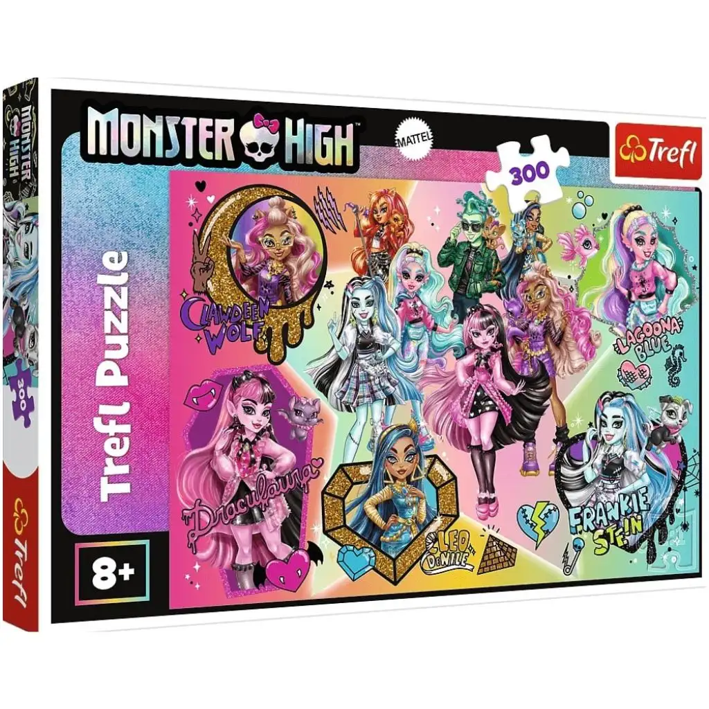 Monster High csúcsszörny barátnők 300db-os puzzle - Trefl kép 1
