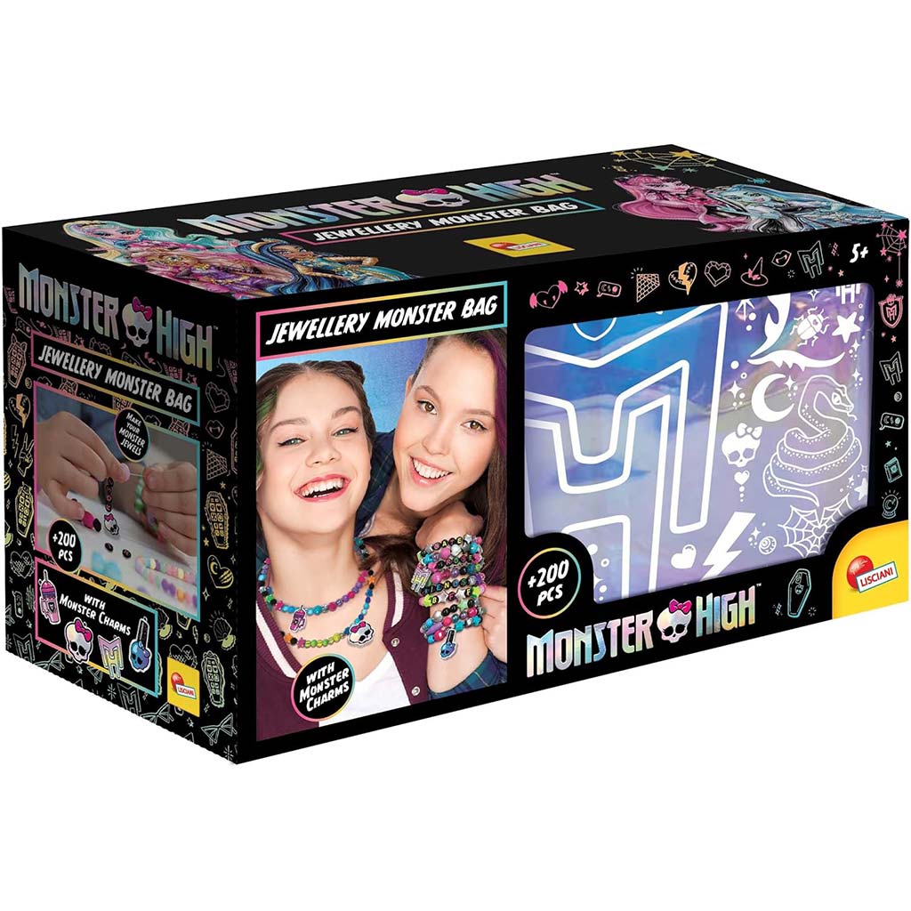 Monster High Rémszer ékszerkészítő szett Rémtáskában - Lisciani kép 1