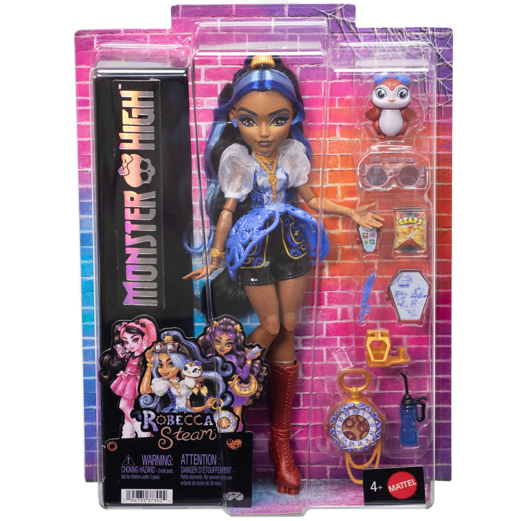 Monster High: Robecca Steam baba kiegészítőkkel - Mattel kép 1