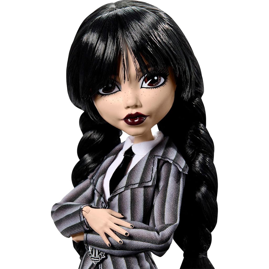 Monster High X Wednesday: Wednesday Addams baba - Mattel kép 3