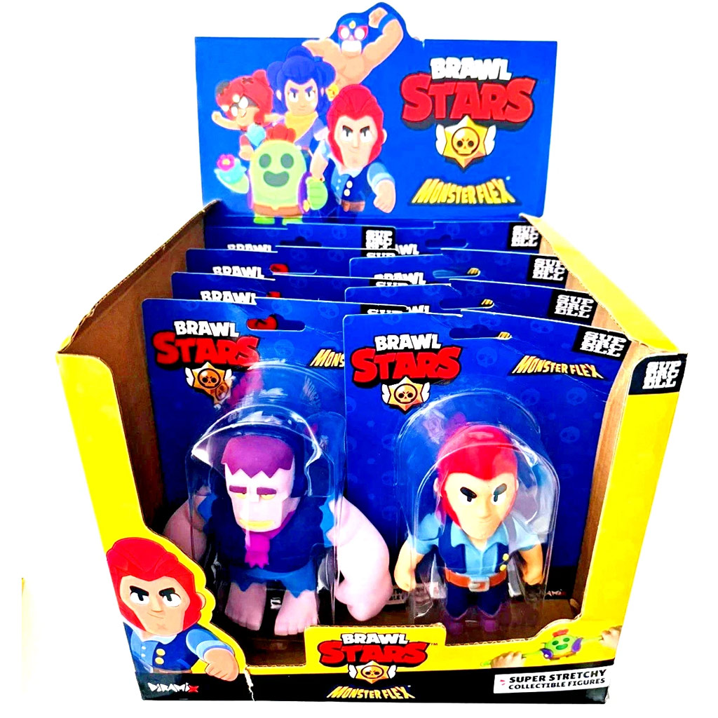 Monster Flex: Brawl Stars nyújtható figurák többféle változatban 1db kép 1