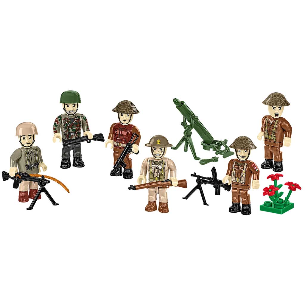 COBI: WWII Monte Cassinói csata figura szett (2063) kép 3