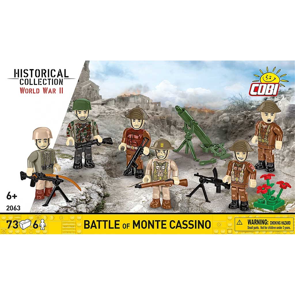 COBI: WWII Monte Cassinói csata figura szett (2063) kép 1