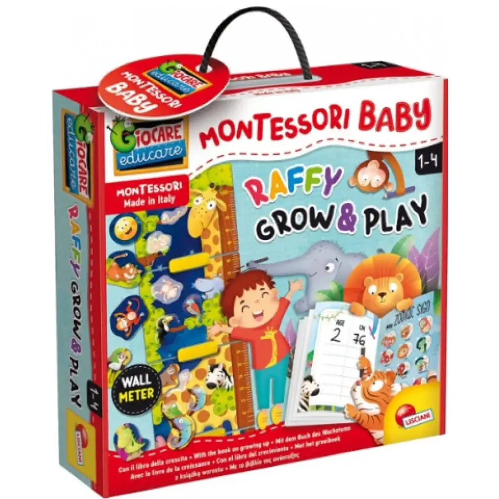 Montessori Baby: Zsiráf magasságmérő kép 1