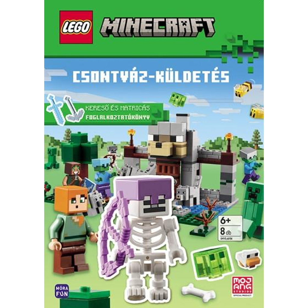 Móra: LEGO® Minecraft Csontváz-küldetés foglalkoztatókönyv kép 1