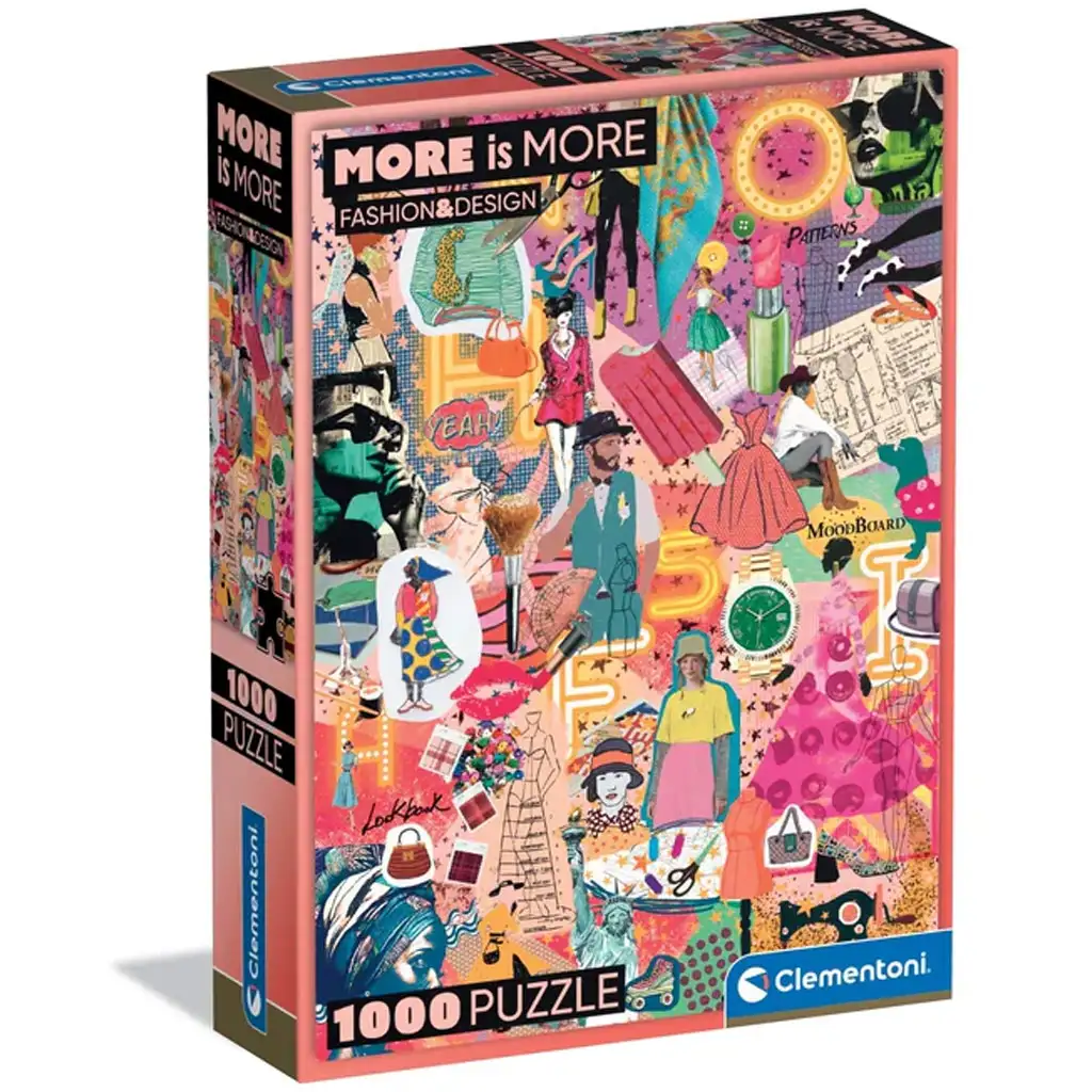 More is More: Divat és dizájn HQC 1000db-os puzzle - Clementoni kép 1