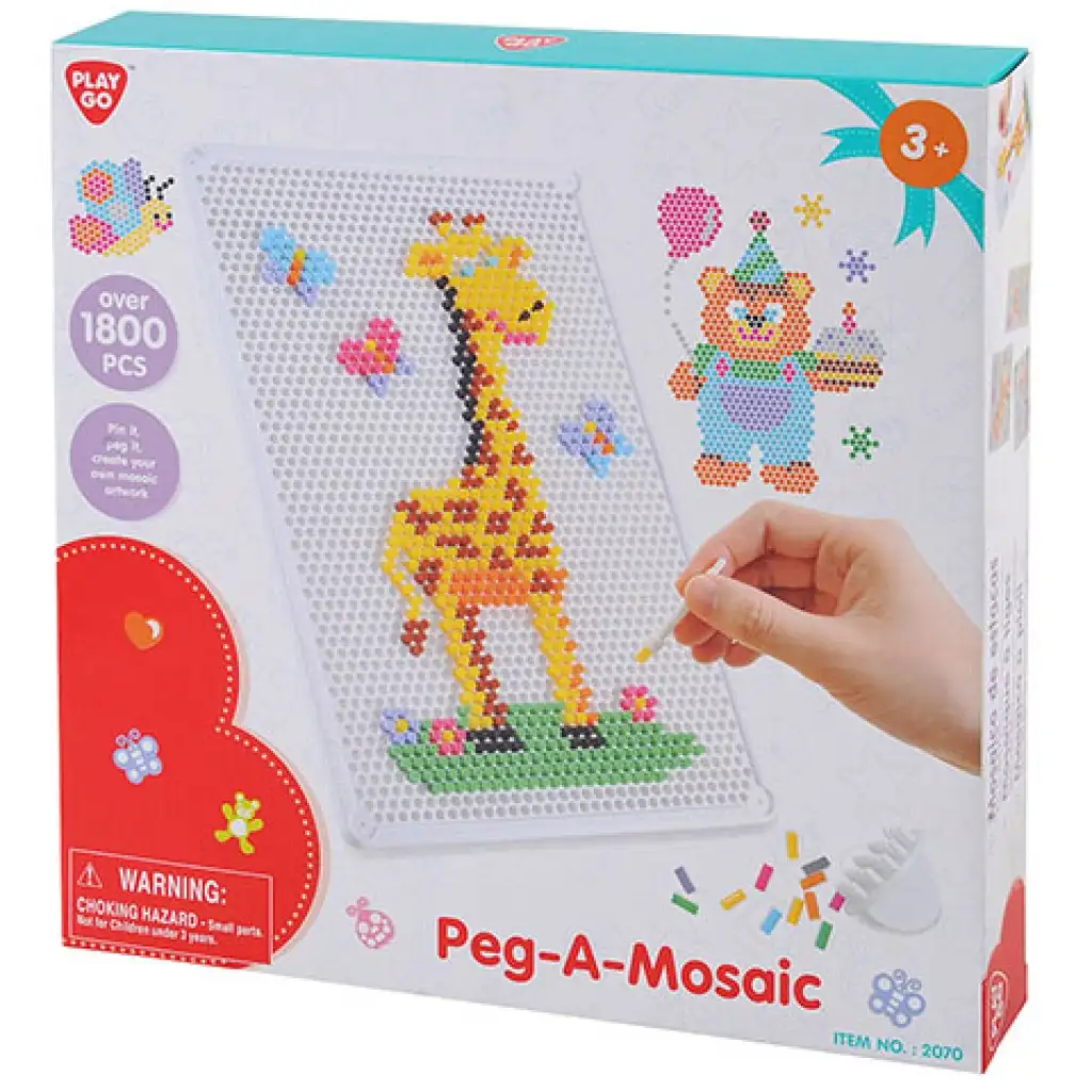 Playgo: Mozaik készlet A4 méretben kép 1