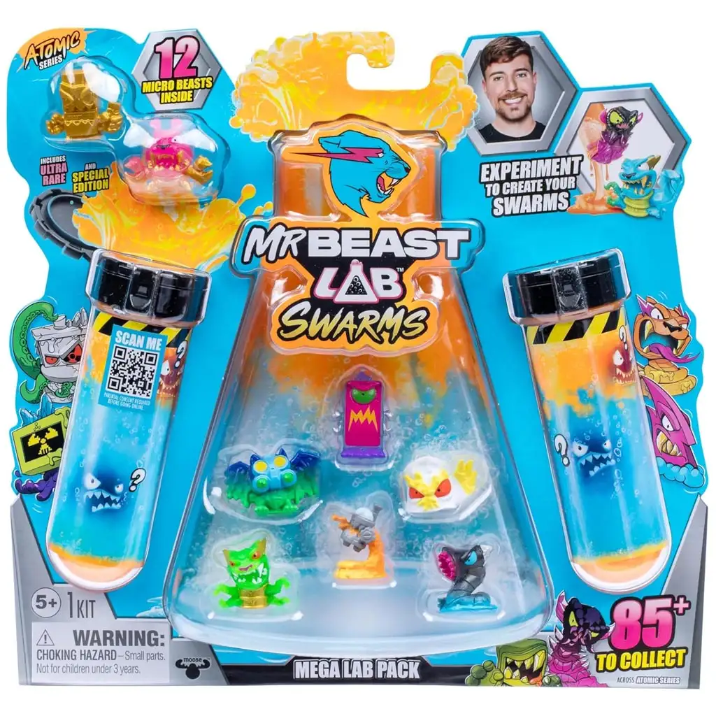 Mr. Beast: Lab Swarms Nagy Szörnylabor 12 db-os szett 2. széria kép 1
