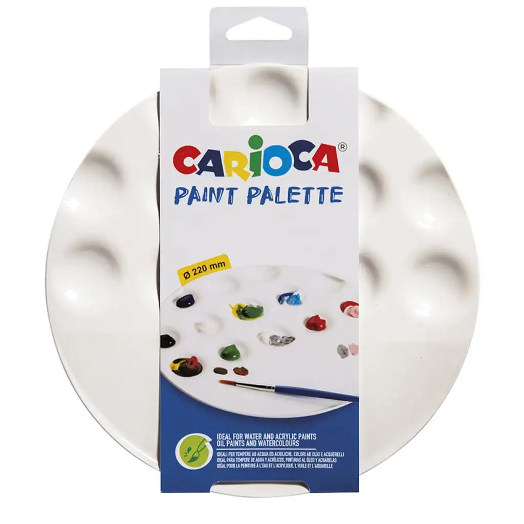 Műanyag festő paletta 220mm-es - Carioca kép 1