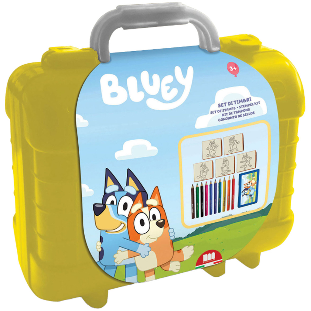 Bluey kreatív nyomdaszett bőröndben - Multiprint kép 1