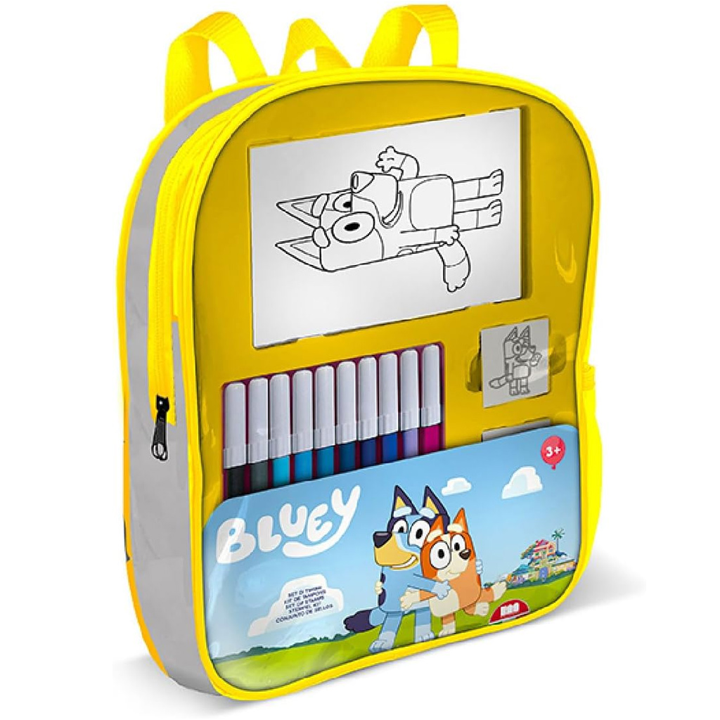 Bluey kreatív nyomdakészlet hátizsákban - Multiprint kép 1