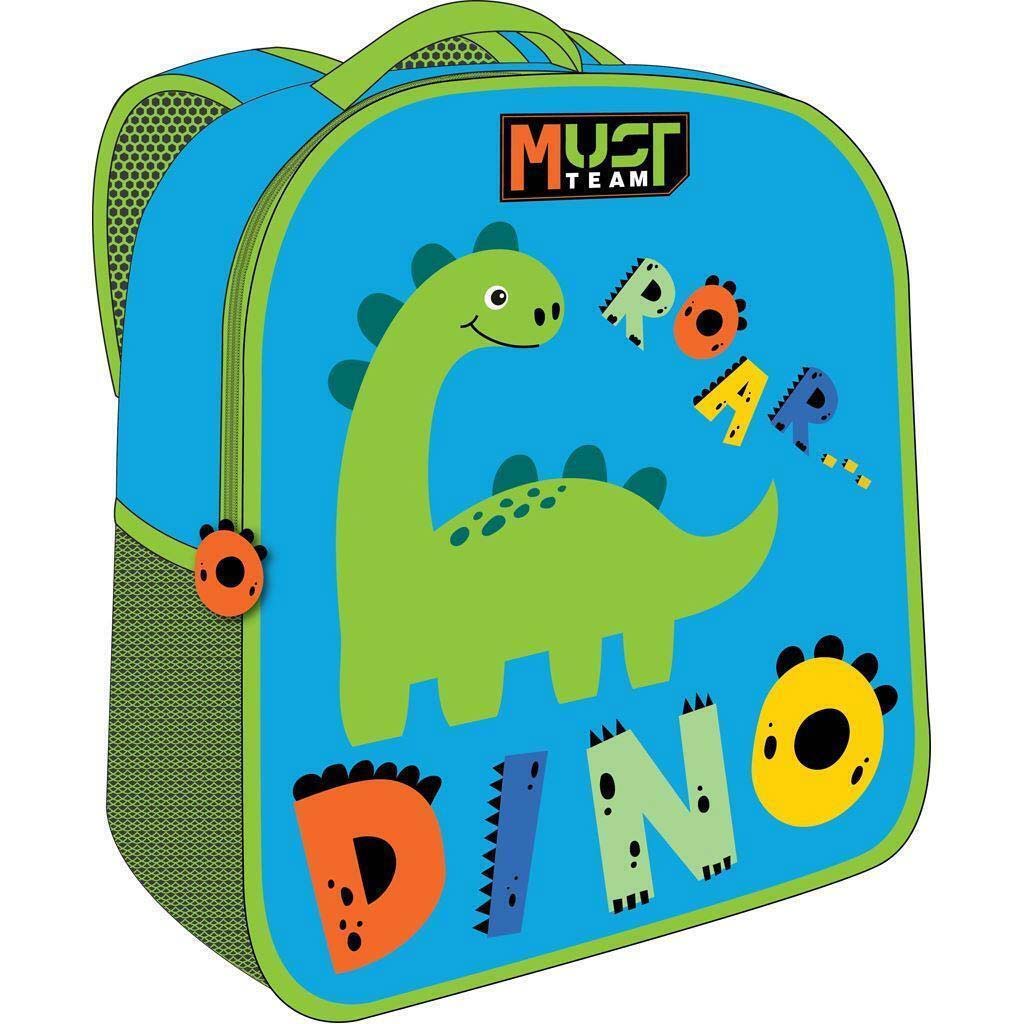 Luna: Must Team 3D dinoszaurusz mintás ovis hátizsák 26x10x32cm kép 1