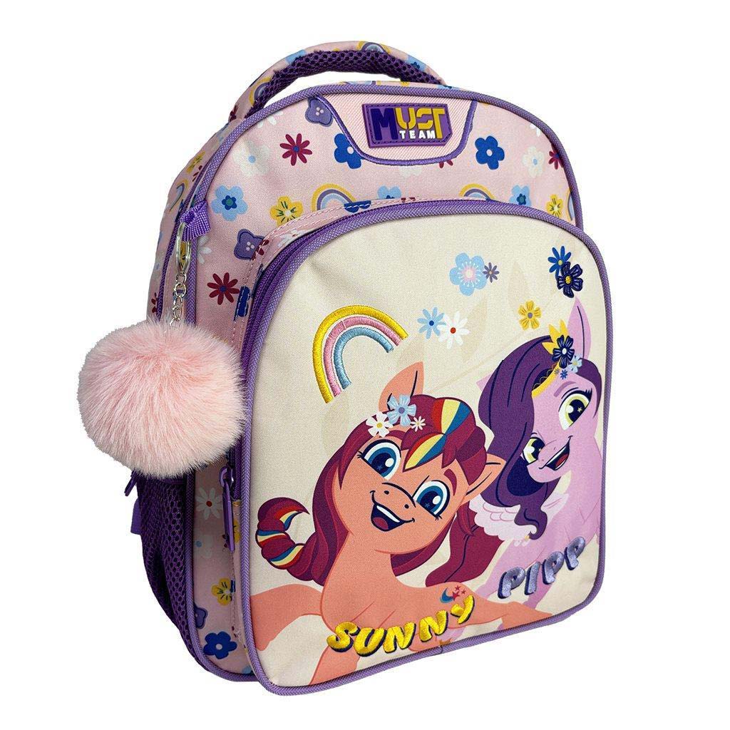 Luna: Must Team Én kicsi pónim lekerekített 2 rekeszes ovis hátizsák 27x10x31cm kép 1