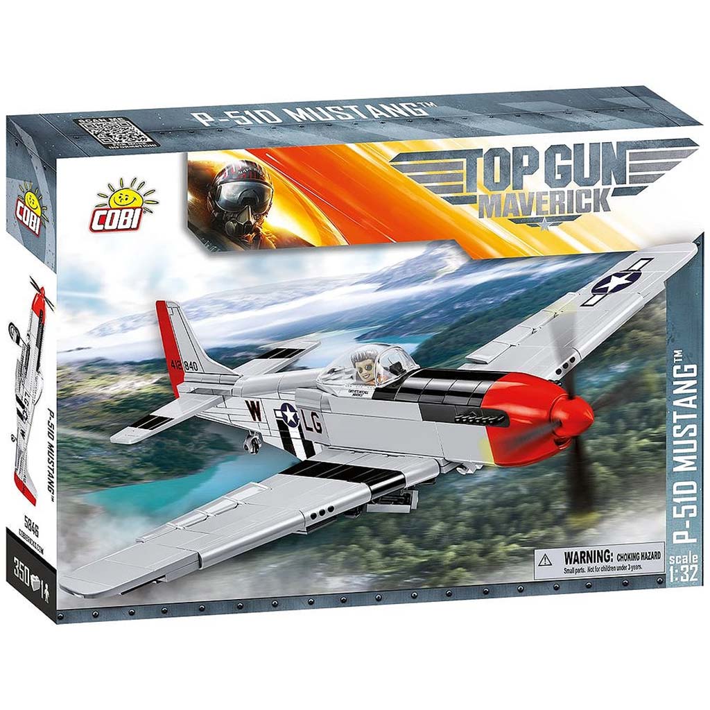 COBI: Mustang P-51D „TOP GUN: Maverick” repülőgép építőjáték (5846) kép 1