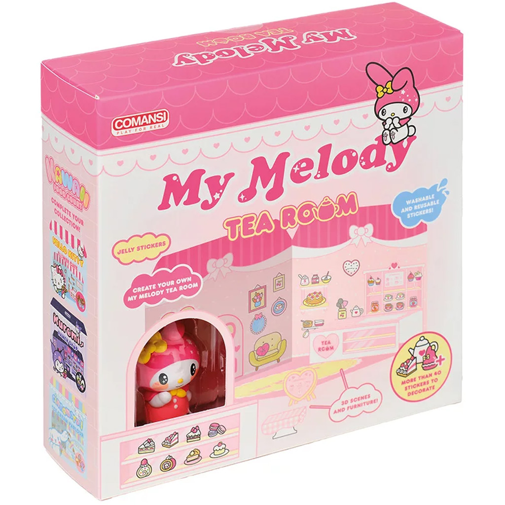 Hello Kitty: My Melody Tea Room figura matricázható házzal - Comansi kép 1