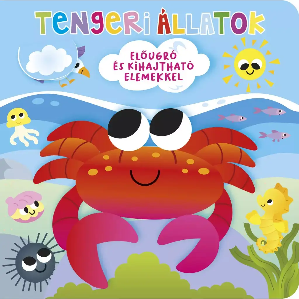 Ki bújt el? - Tengeri állatok Pop-up könyv kép 1