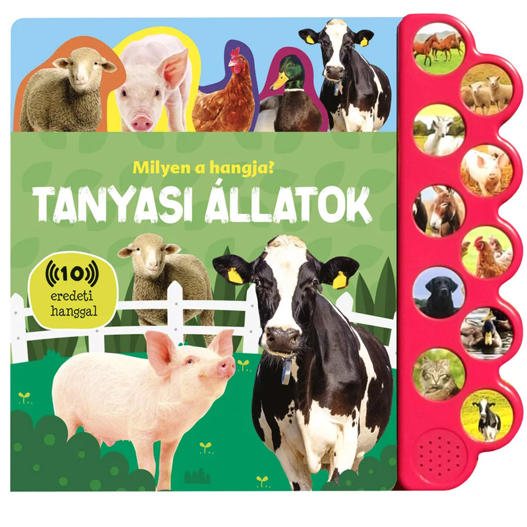 Milyen a hangja? - Tanyasi állatok babakönyv hanggal kép 1