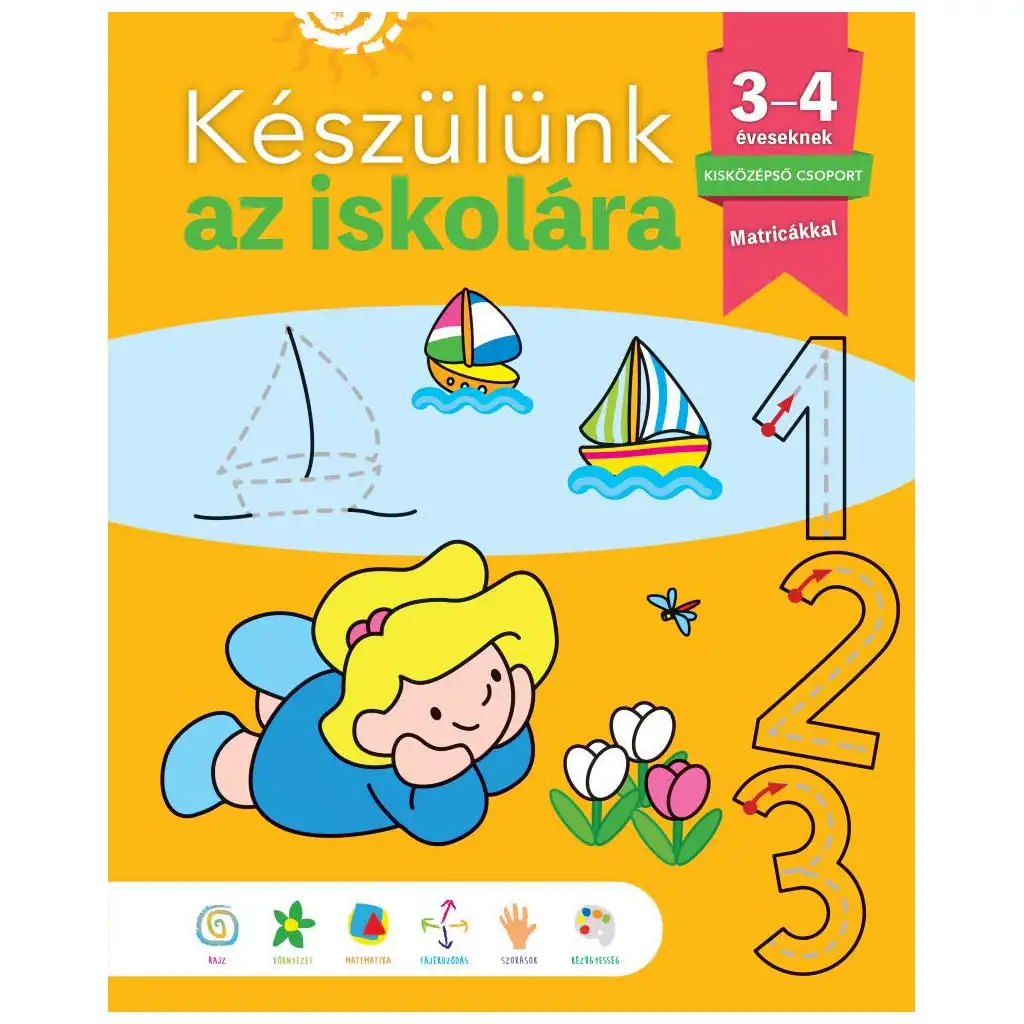 Napraforgó: Készülünk az iskolára - 3-4 éveseknek kép 1