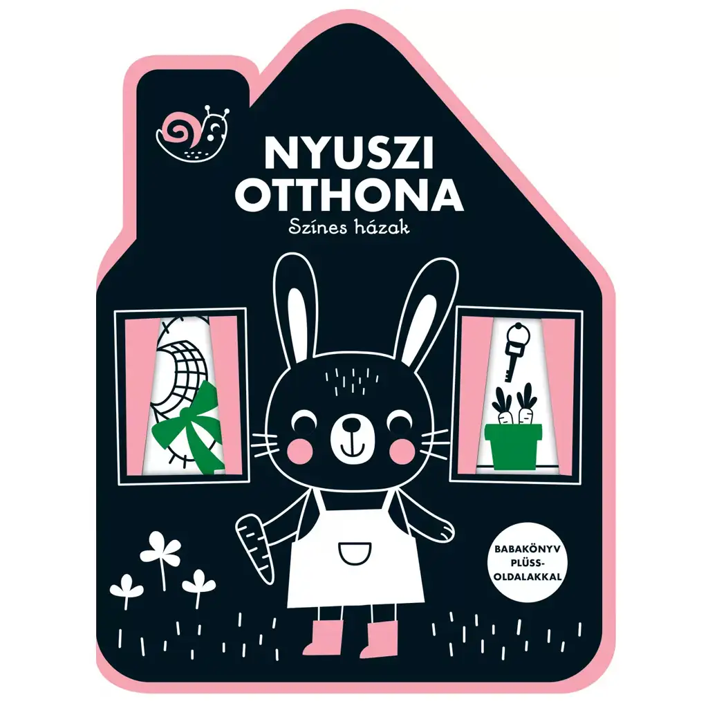 Színes házak - Nyuszi otthona babakönyv plüss oldalakkal kép 1