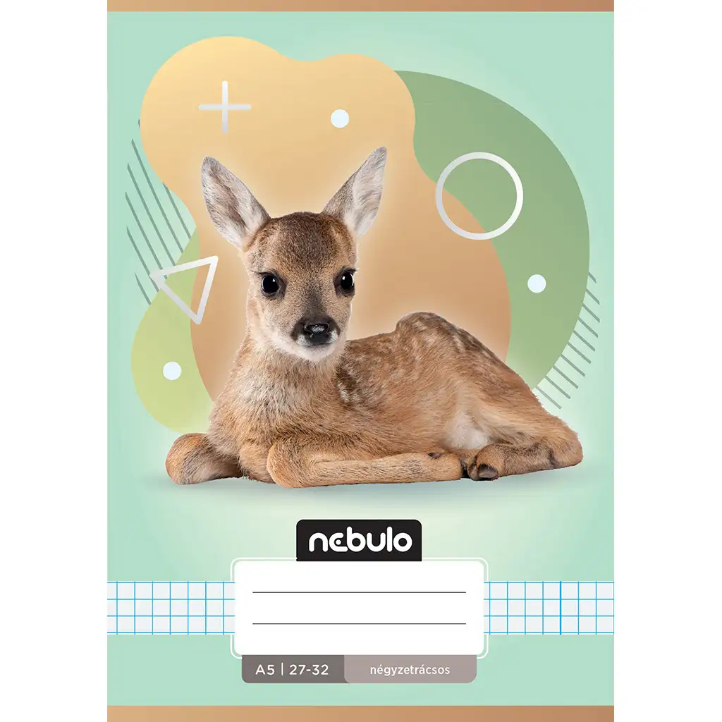 Nebulo: Bambi mintás kockás füzet A/5 27-32 kép 1