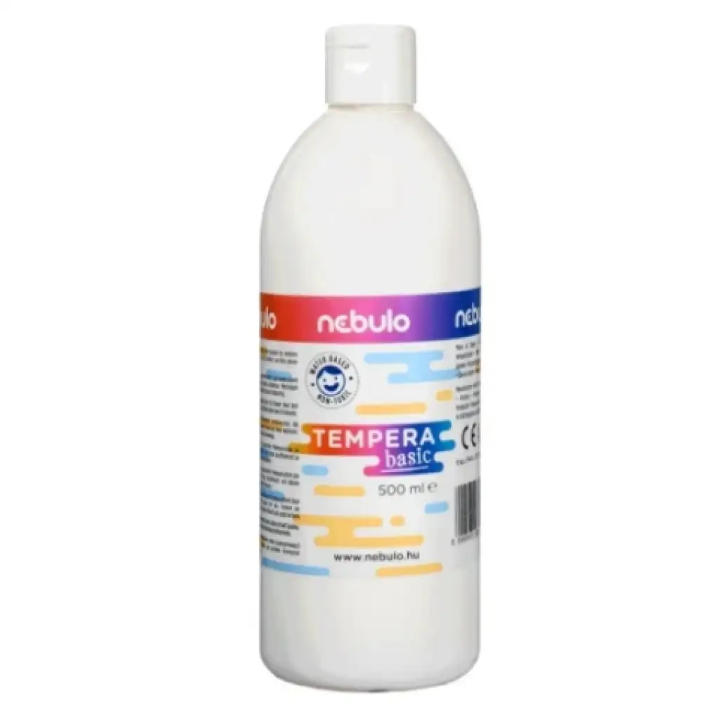 Nebulo: Fehér folyékony 500ml-es tempera palackban kép 1