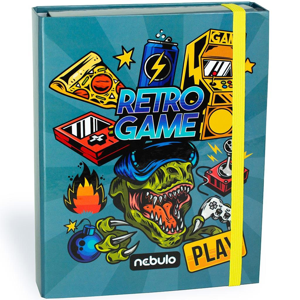 Nebulo: Füzetbox A/5-ös méretben gamer mintával kép 1