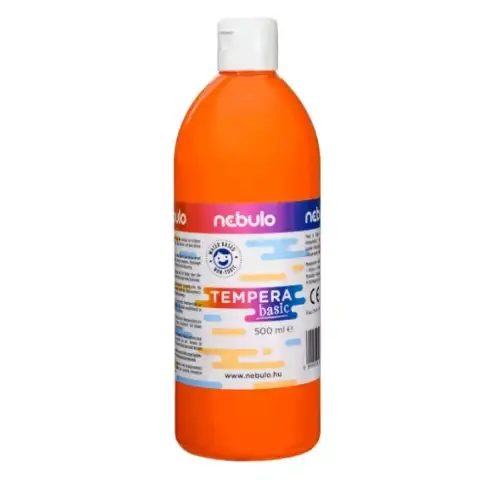 Nebulo: Narancssárga folyékony 500ml-es tempera palackban kép 1