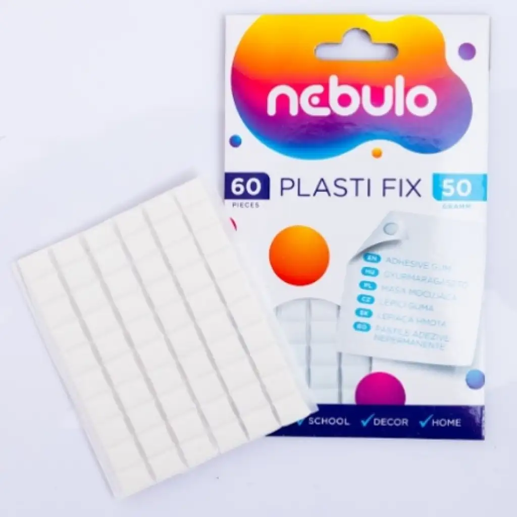 Nebulo: Plasti Fix gyurmaragasztó 60db-os szett 50g kép 1