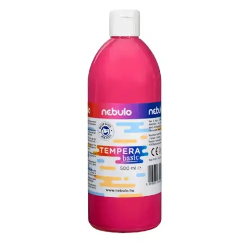Nebulo: Rózsaszín folyékony 500ml-es tempera palackban kép 1