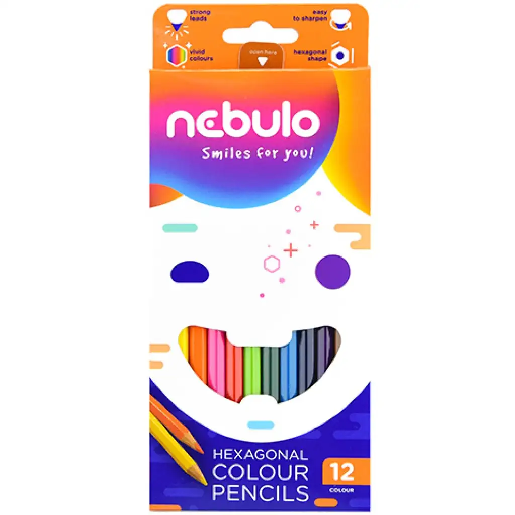 Nebulo: Színes ceruza készlet 12db-os szett kép 1