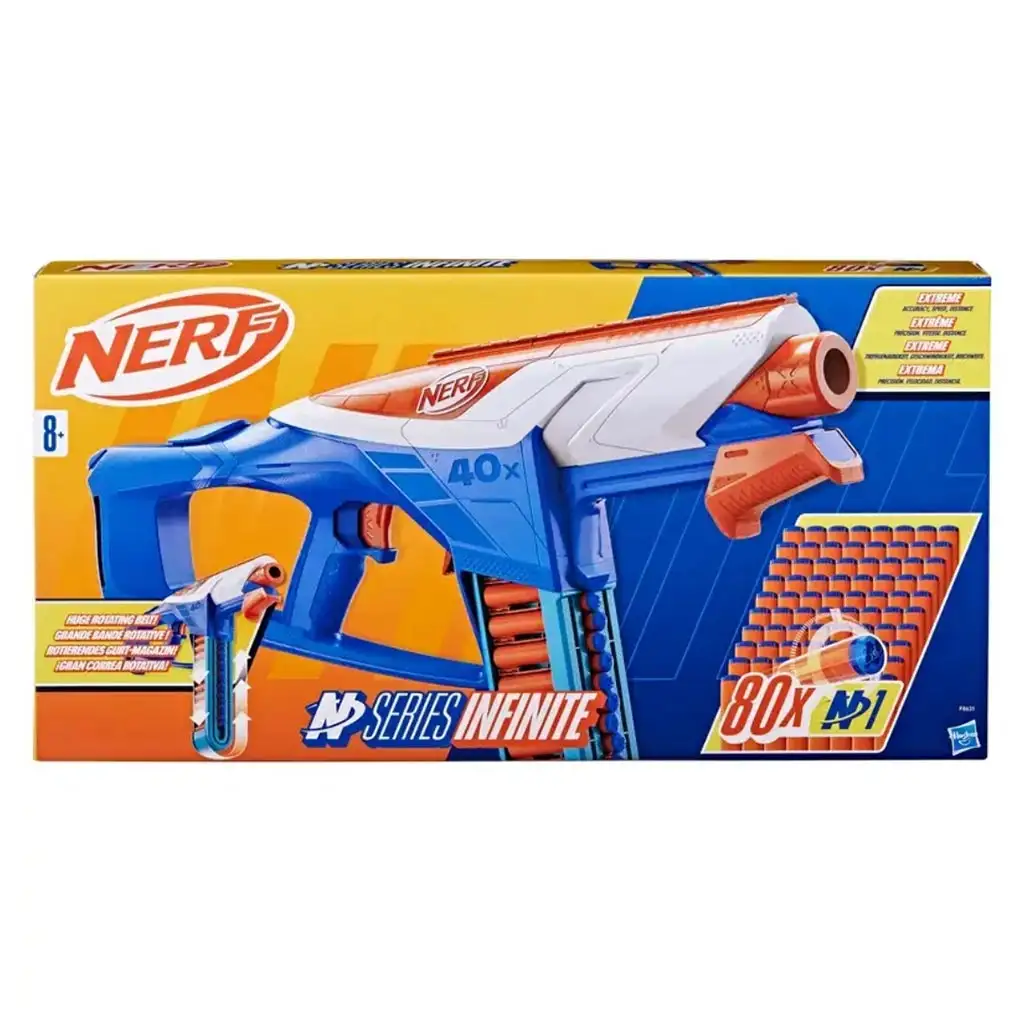 Nerf: N-Series: Infinite szivacslövő 80db tölténnyel - Hasbro kép 1