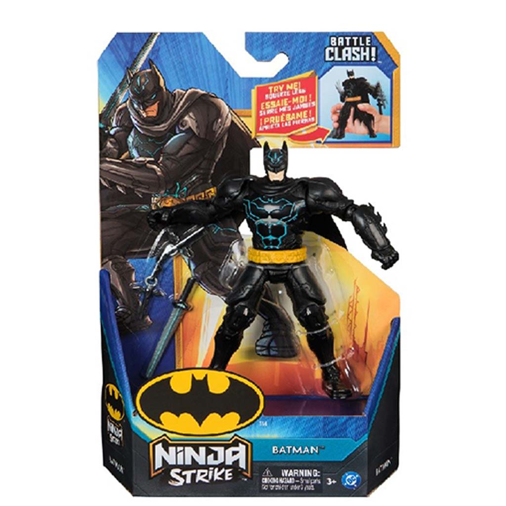 DC Ninja Strike: Battle Clash Batman figura 15cm - Spin Master kép 1