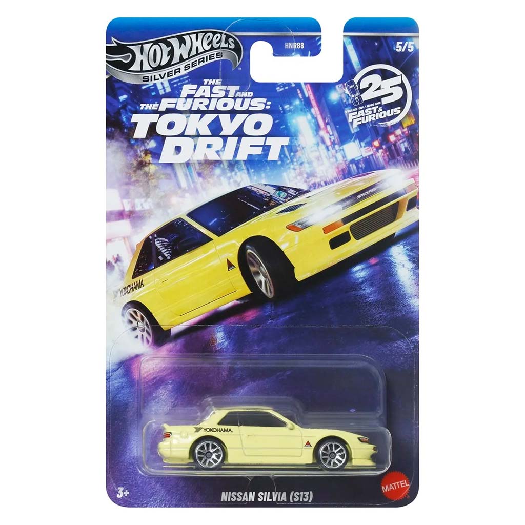 Hot Wheels: Halálos iramban Nissan Silvia S13 kisautó 1/64 - Mattel kép 1