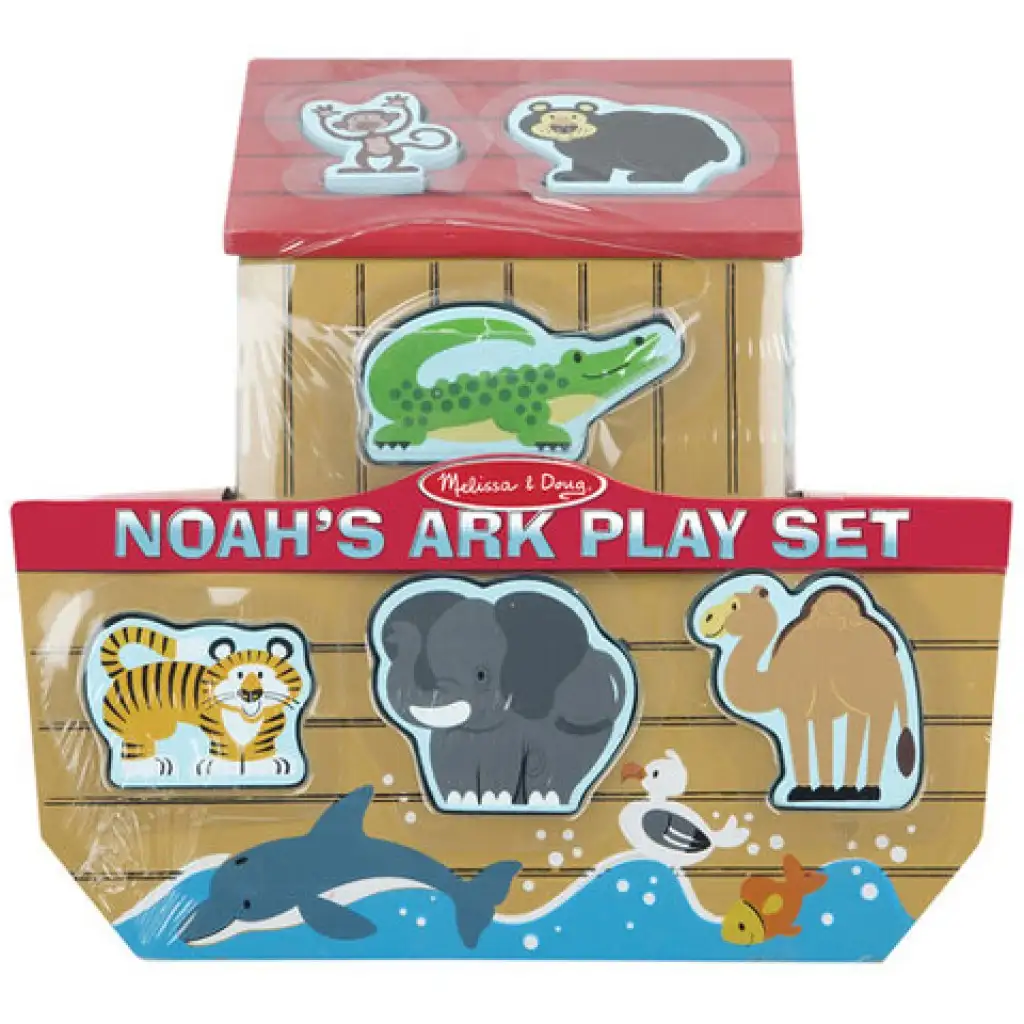 Noé bárkája formaegyeztető játék - Melissa & Doug kép 1