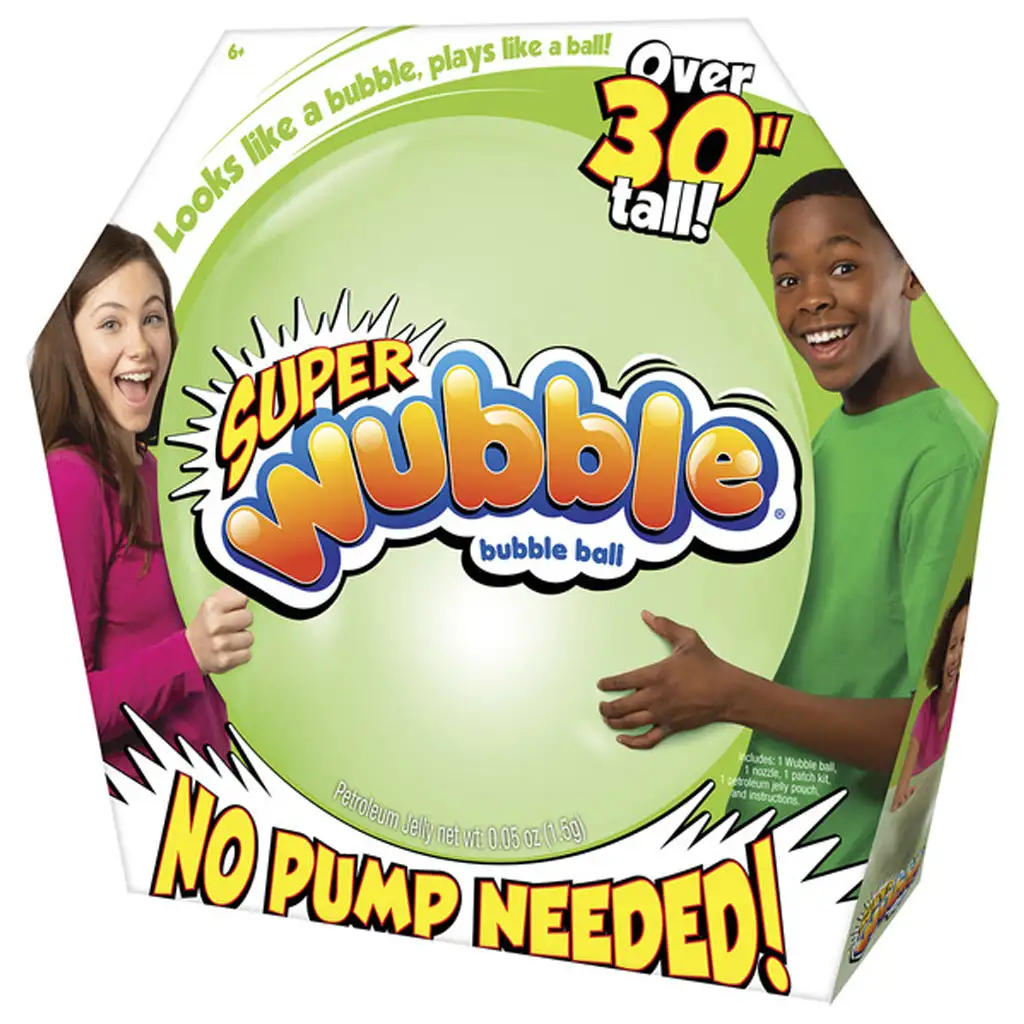 Super Wubble buboréklabda zöld színben 75cm kép 1