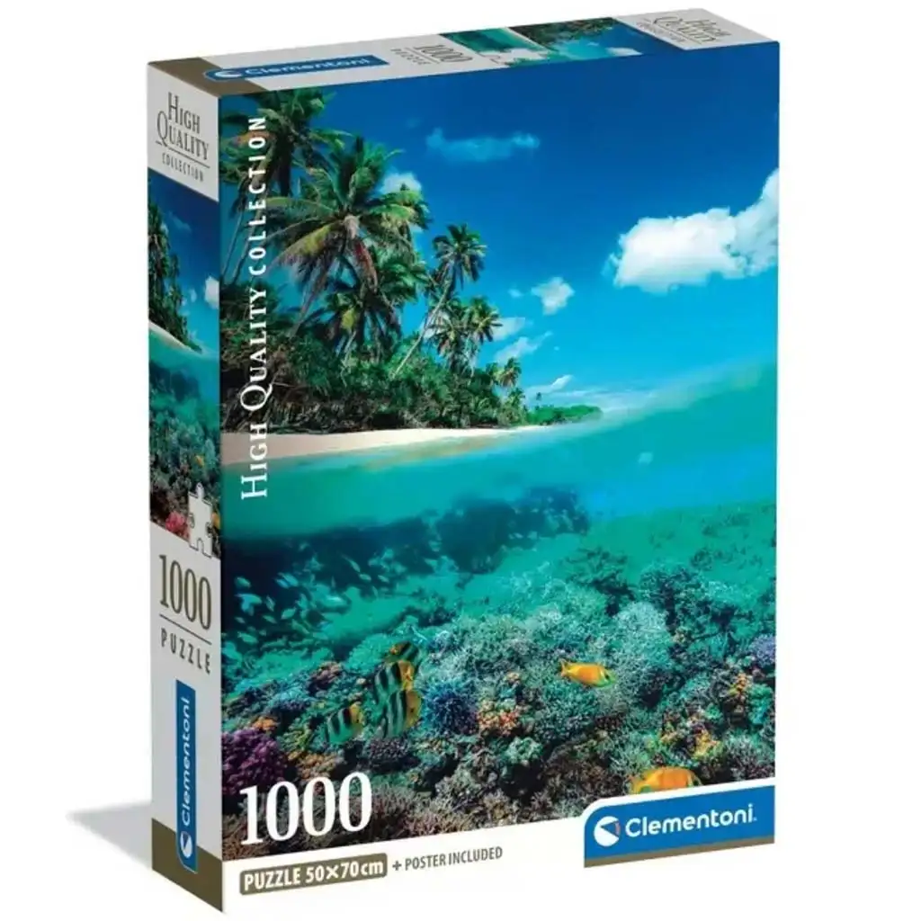 Nyaralás a szigeten 1000 db-os HQC puzzle poszterrel - Clementoni kép 1