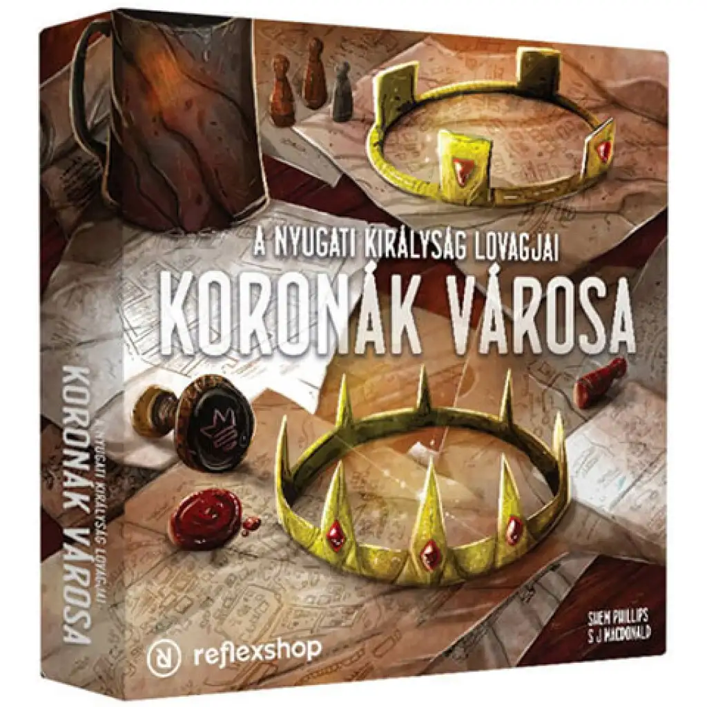 A Nyugati királyság lovagjai: Koronák városa társasjáték kiegészítő kép 1